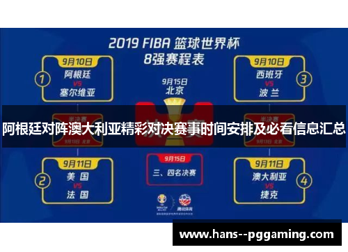 阿根廷对阵澳大利亚精彩对决赛事时间安排及必看信息汇总